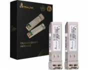 Extralink SFP+ 10G 2-balení | Modul SFP+ | 10Gbps LC/UPC 850nm 300m multirežim DOM