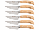 Jean Dubost Laguiole 6 pcs. Steak Knife Set, Oak Wood