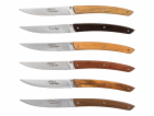 Jean Dubost Laguiole 6 pcs. Knife Set, Mixed Wood