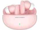 Wireless earphones, Vention, NBFV0, Elf Earbuds E01 (pink)