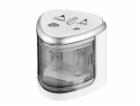 Double Hole Pencil Sharpener Tenwin 8004-1 Battery (silver)