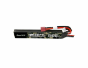 Gens ace 25C 1300mAh 2S1P 7.4V Saddle Airsoft Gun Lipo Battery with T Plug