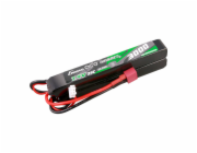 Gens ace 25C 3000mAh 2S2P 7,4V sedlová airsoftová pistolová lipo baterie s mini konektorem Deans(T)