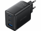 Wall charger, Vention, FERB0-EU,  2xUSB-C, USB- A, 65W/65...