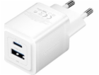 Wall charger, Vention, FEQW0-EU,  USB-C + USB- A,  30W/30...