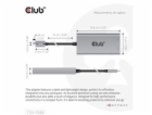 Club3D Video hub Thunderbolt 3 na 2x DP, Dual 4K60Hz nebo...