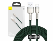 Kabel USB pro Lightning Baseus Cafule, 2,4A, 2m (zelený)