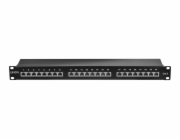 Patchpanel Lindy Cat.6 24p STP 1HE Černý 24 portů 1 HE, Gbit - 25990