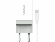 Rychlonabíječka Foneng 1x USB K210 10.5W + kabel USB typu C 1m