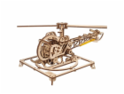 Ugears 3D Dřevěné mechanické puzzle MINI Helicopter