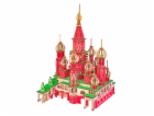 Woodcraft Dřevěné 3D puzzle Chrám Vasila Blaženého barevný