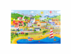 Bigjigs Toys Podlahové puzzle Město 48 dílků