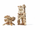 Ugears 3D dřevěné mechanické puzzle Archballista - Tower