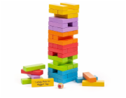 Bigjigs Toys Barevná Jenga