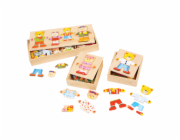 Bigjigs Toys Oblékací puzzle Paní medvědice