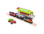 Bigjigs Rail CN nákladní vlak + koleje