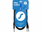 SSQ JSJM2 SS-1453 Kabel Jack Stereo - 2x Jack Mono 2 m Černá