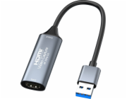 Kabel PremiumCord HDMI capture/grabber pro záznam Video/Audio signálu do počítače s konektorem USB3.0 typ C