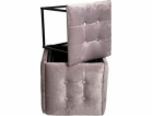 Puff-transformer 5in1 - 5 stools in 1 pouffe powder pink ...