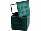 Puff-transformer 5in1 - 5 stools in 1 pouffe bottle green...