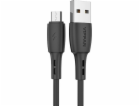 Kabel USB-Micro USB VFAN Racing X05, 3A, 1m (černý)