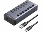 UGREEN USB-C to 7-Port USB-A 3.0 Hub DC 12V EU