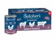 Butcher s Original Recipe in Jelly mix smaków z wątróbką lub nerkami kawałki w galaretce karma dla psa 6 x 400g