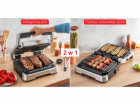 Tefal OptiGrill 2 v 1 GC772D30 Inox kontaktní gril, 2100 ...