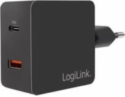 LogiLink nabíječka 1x USB-A 1x USB-C (PA0220)