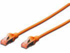 Digitus Patchcord CAT6, S-FTP, 0,5 m, oranžový (DK-1644-0...