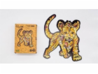 PuzzleOK Ekologické dřevěné puzzle 130 Simba A3