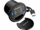 Graugear USB HUB GRAUGEAR USB 3.0 Tisch Hub se zvukem a m...