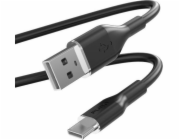 Puro USB-A – USB-C kabel USB 1,5 m černý (PUR675)