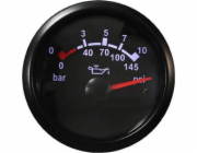 Auto GAUGE Clock AUTOMATICKÝ GAUGE 52mm T90 Tlak oleje