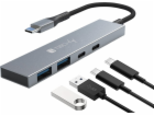 USB HUB Techly  Hub USB 4p. 2USB 3.2-2USB-C