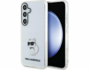 Karl Lagerfeld Original KARL LAGERFELD Hardcase KLHCS24SHNCHTCT Pouzdro pro SAMSUNG S24 (IML NFT CHOUPETTE) průhledné