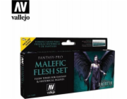 Vallejo : 74 102 - Fantasy-Pro - Malefic Flesh Set (8x17 ml)