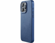 Troubadour Goods Limited Mujjo Full Leather Case – kožené pouzdro kompatibilní s MagSafe pro iPhone 15 Pro Max (monaco blue)