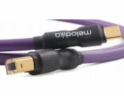 Melodika  MDUCB20 Fialový USB kabel USB kabel typu CB vč. pro DAC/zařízení lékařské / plotry - 2m