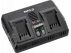 Yato nabíječka YATO DOUBLE CHARGER 18V 2,2A