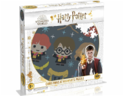 Harry Potter  - Puzzle 500 dílků v ozdobné krabici (Vánoce v Bradavicích)