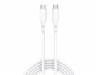 Kabel USB-C na USB-C Aukey CB-SCC102, 100W, 1,8 m (bílý)