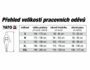 Kalhoty Yato Work velikost M (YT-8026)