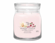 Svíčka ve skleněné dóze Yankee Candle, Růžové třešně a vanilka, 368 g