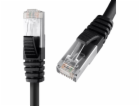 Spacetronik RJ45 kabel CAT8 S/FTP AWG26 CU LSZH černý 15m