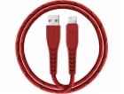 Energea USB-A - Lightning USB kabel 1,5 m červený (CBL-NF...