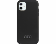 Silikonový obal Audi iPhone 12/12 Pro 6.1 černý/černý pevný obal AU-LSRIP12P-Q3/D1-BK