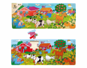 BABU - Deskové puzzle farma - 21ks