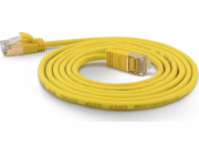 Wantec  wW Patch CableCat.7 RohCable extra tenký (zástrčka CAT6A) SSTP žlutý 2,0m (7175)