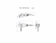 Metabo WE 22-230 MVT Úhlová bruska